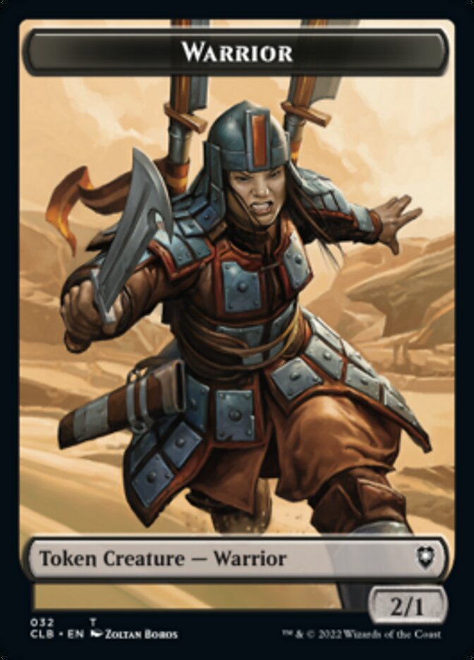 Warrior // Inkling Double-Sided Token [Commander Legends: Battle for Baldur's Gate Tokens] | L.A. Mood Comics and Games