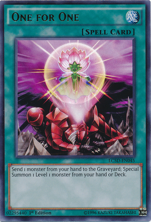One for One [LC5D-EN045] Ultra Rare | L.A. Mood Comics and Games