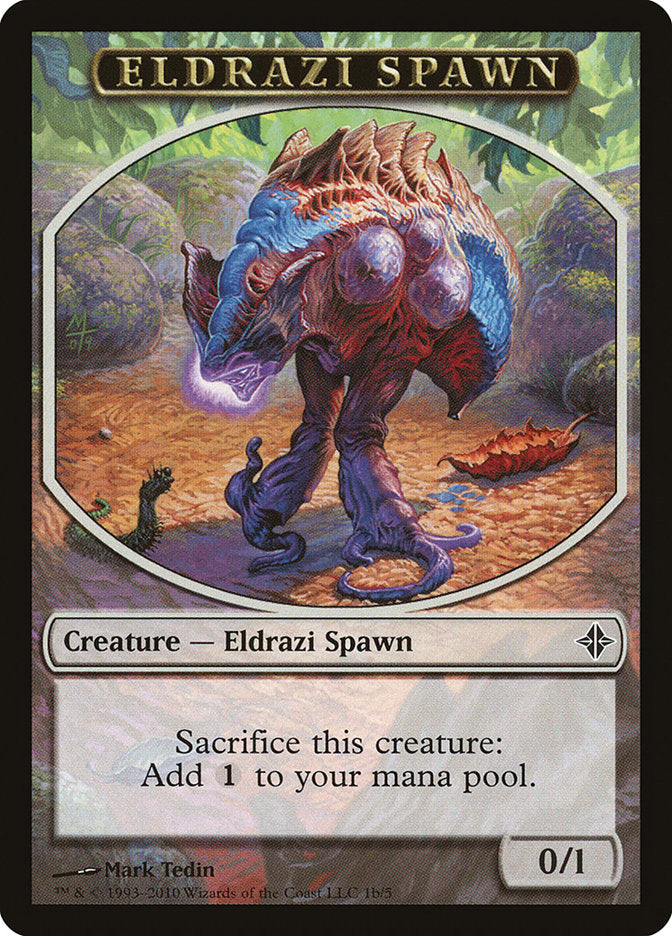 Eldrazi Spawn Token (1b/5) [Rise of the Eldrazi Tokens] | L.A. Mood Comics and Games