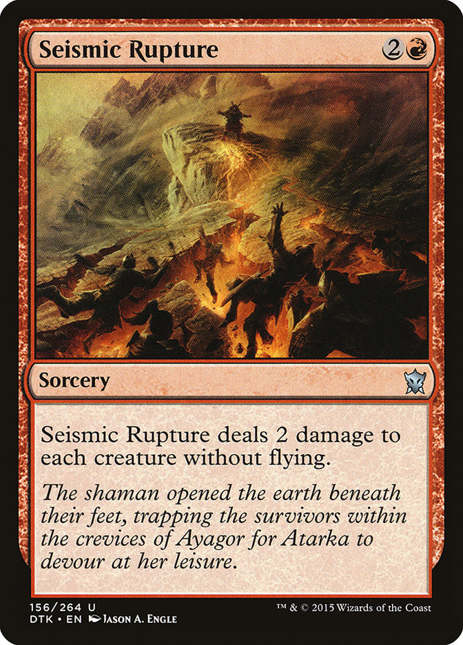 Seismic Rupture [Dragons of Tarkir] | L.A. Mood Comics and Games