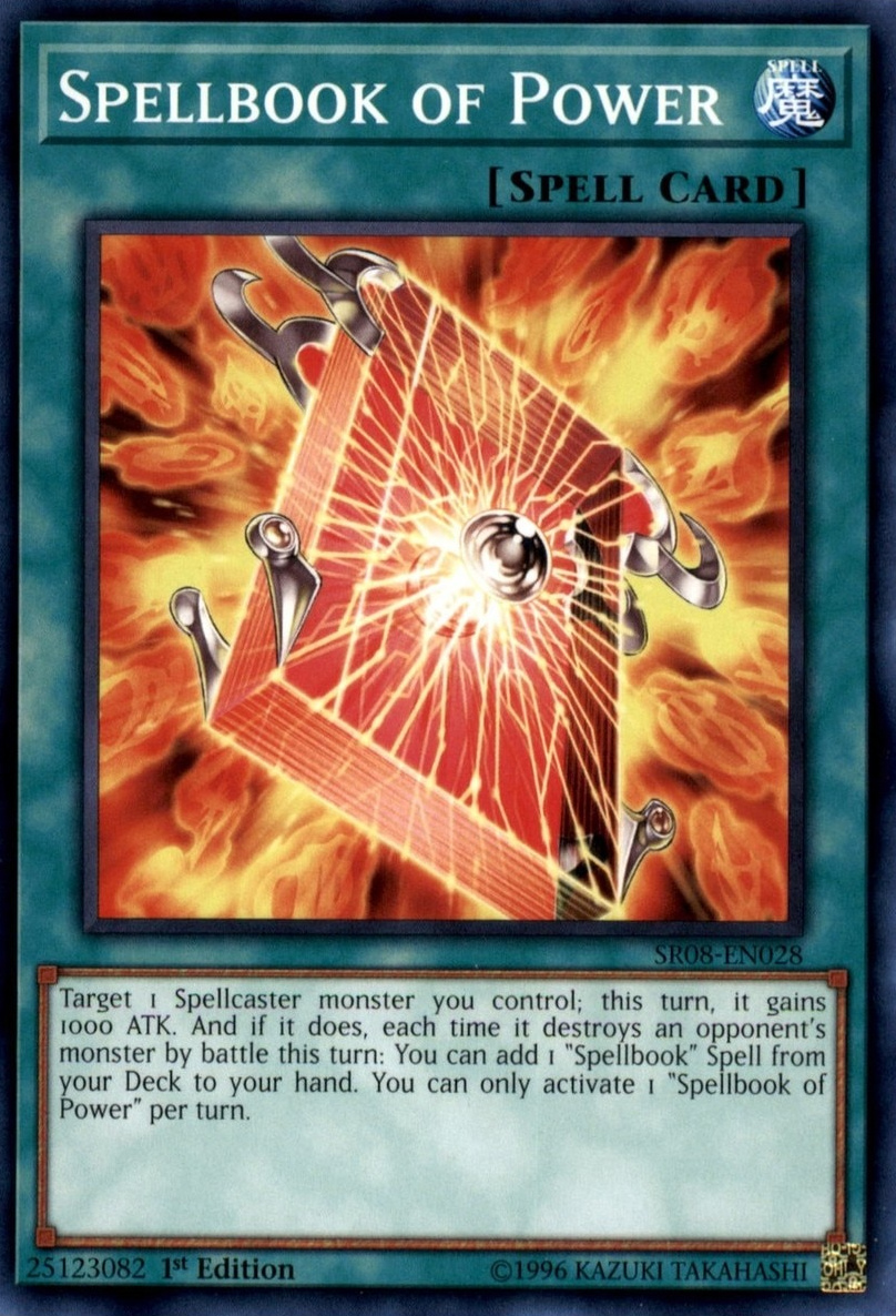Spellbook of Power [SR08-EN028] Common | L.A. Mood Comics and Games