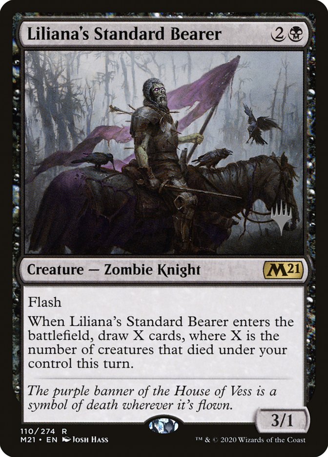 Liliana's Standard Bearer (Promo Pack) [Core Set 2021 Promos] | L.A. Mood Comics and Games