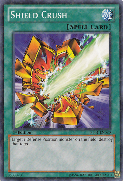 Shield Crush [BP01-EN080] Starfoil Rare | L.A. Mood Comics and Games