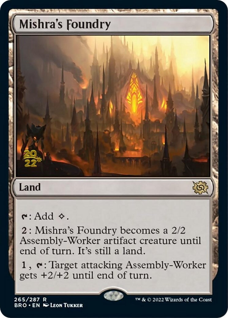 Mishra's Foundry [The Brothers' War Prerelease Promos] | L.A. Mood Comics and Games