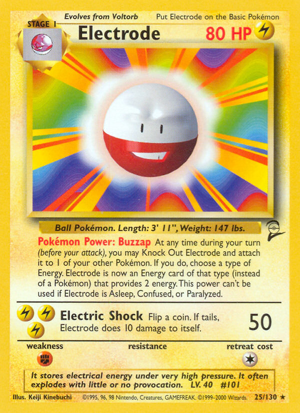 Electrode (25/130) [Base Set 2] | L.A. Mood Comics and Games