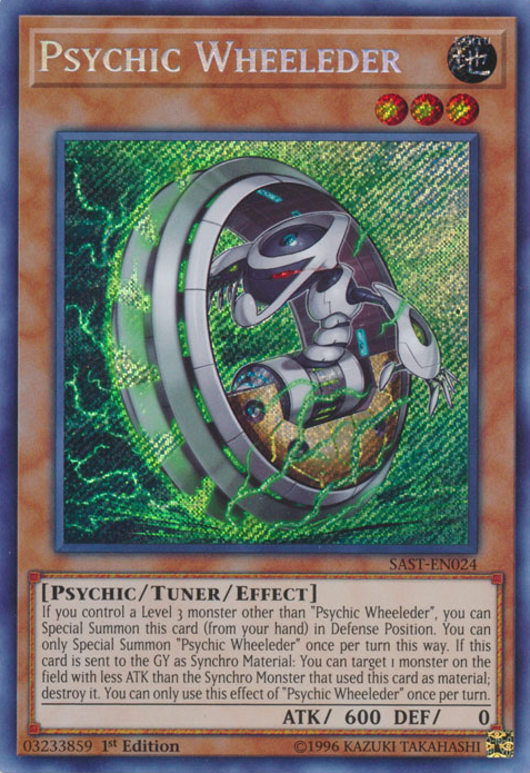 Psychic Wheeleder [SAST-EN024] Secret Rare | L.A. Mood Comics and Games