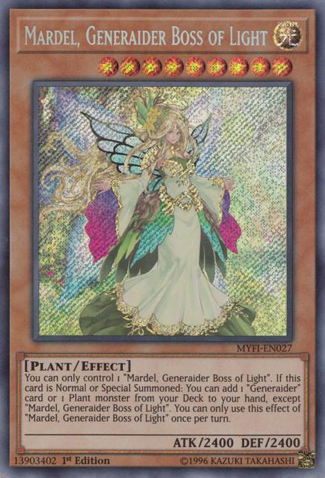 Mardel, Generaider Boss of Light [MYFI-EN027] Secret Rare | L.A. Mood Comics and Games