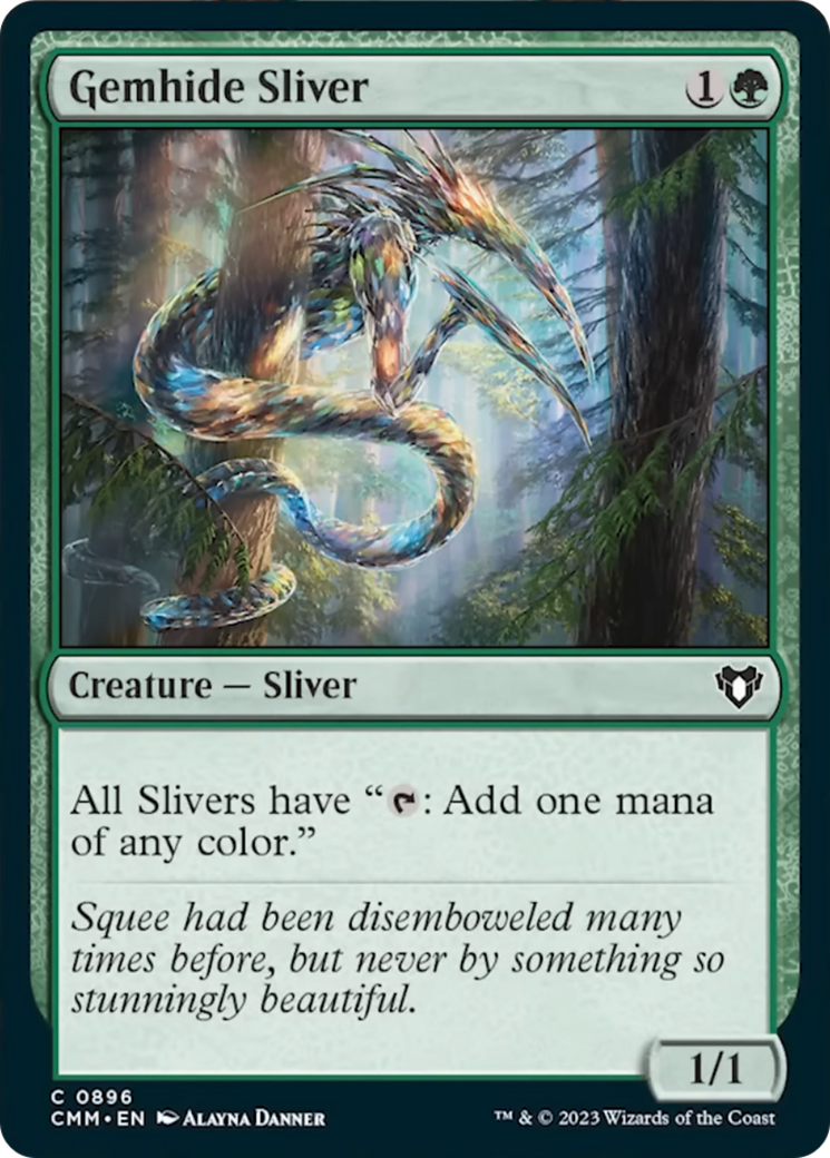 Gemhide Sliver [Commander Masters] | L.A. Mood Comics and Games