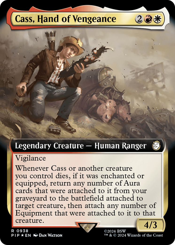 Cass, Hand of Vengeance (Extended Art) (Surge Foil) [Fallout] | L.A. Mood Comics and Games