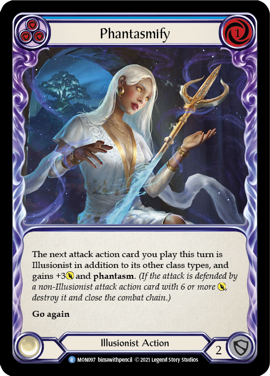 Phantasmify (Blue) [MON097-RF] (Monarch)  1st Edition Rainbow Foil | L.A. Mood Comics and Games