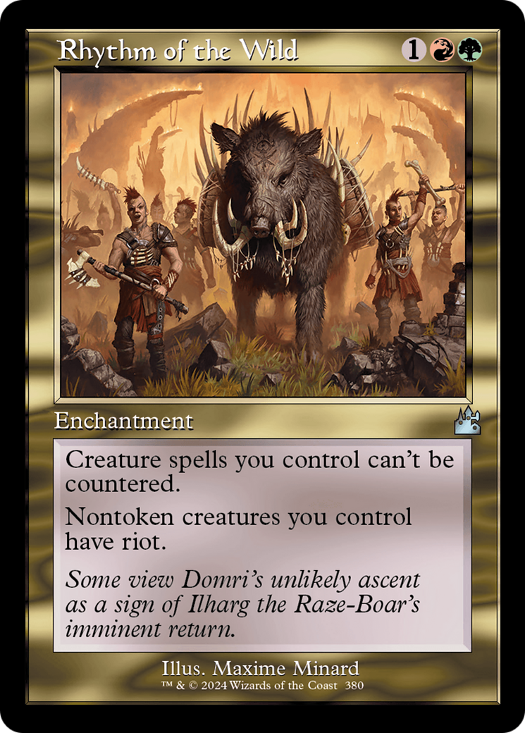 Rhythm of the Wild (Retro Frame) [Ravnica Remastered] | L.A. Mood Comics and Games