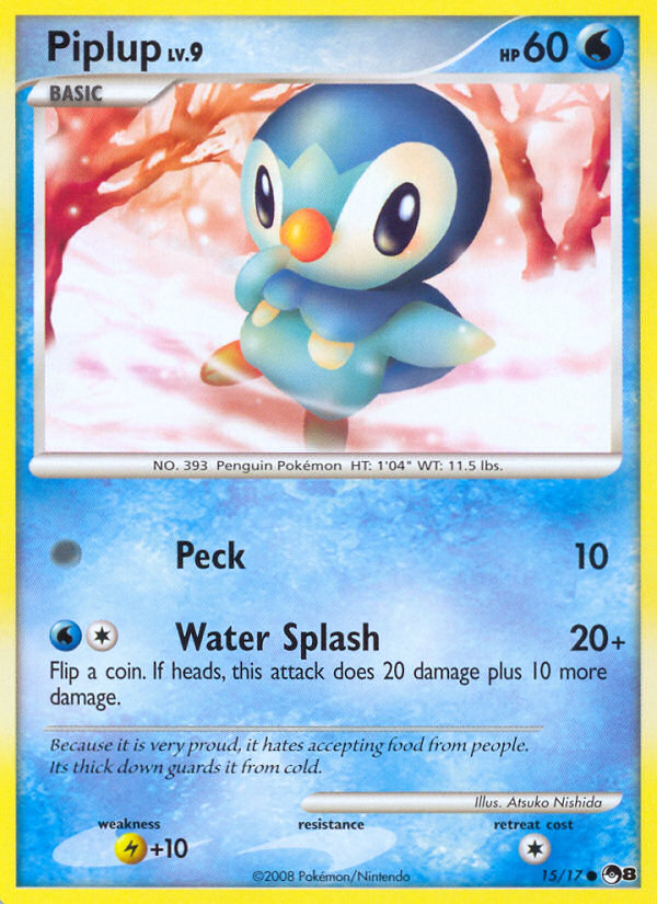 Piplup (15/17) [POP Series 8] | L.A. Mood Comics and Games