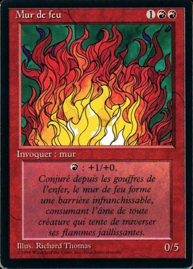 Wall of Fire [Foreign Black Border] | L.A. Mood Comics and Games