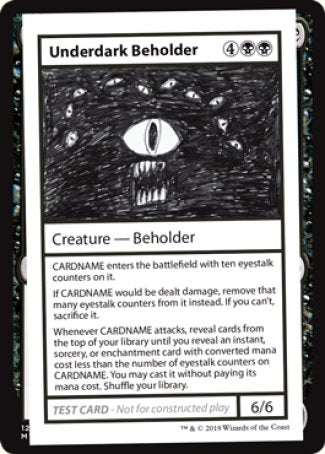 Underdark Beholder (2021 Edition) [Mystery Booster Playtest Cards] | L.A. Mood Comics and Games