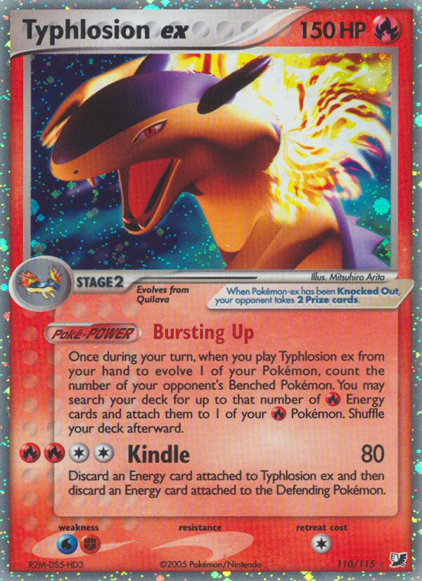 Typhlosion ex (110/115) [EX: Unseen Forces] | L.A. Mood Comics and Games