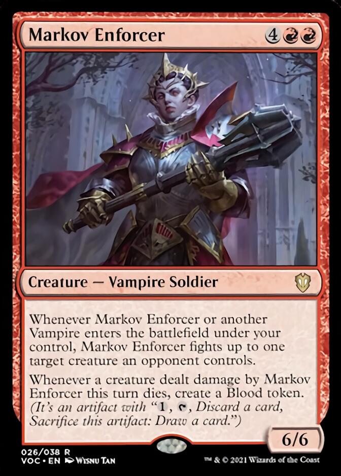 Markov Enforcer [Innistrad: Crimson Vow Commander] | L.A. Mood Comics and Games