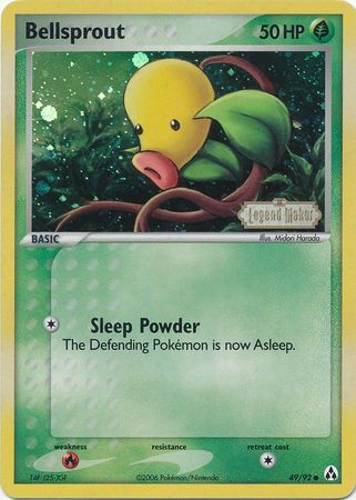 Bellsprout (49/92) (Stamped) [EX: Legend Maker] | L.A. Mood Comics and Games