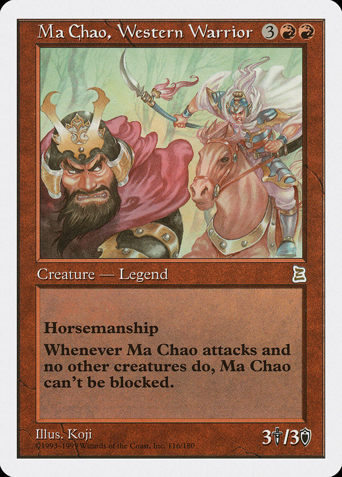 Ma Chao, Western Warrior [Portal Three Kingdoms] | L.A. Mood Comics and Games