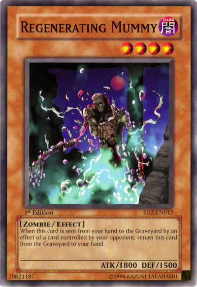 Regenerating Mummy [SD2-EN012] Common | L.A. Mood Comics and Games