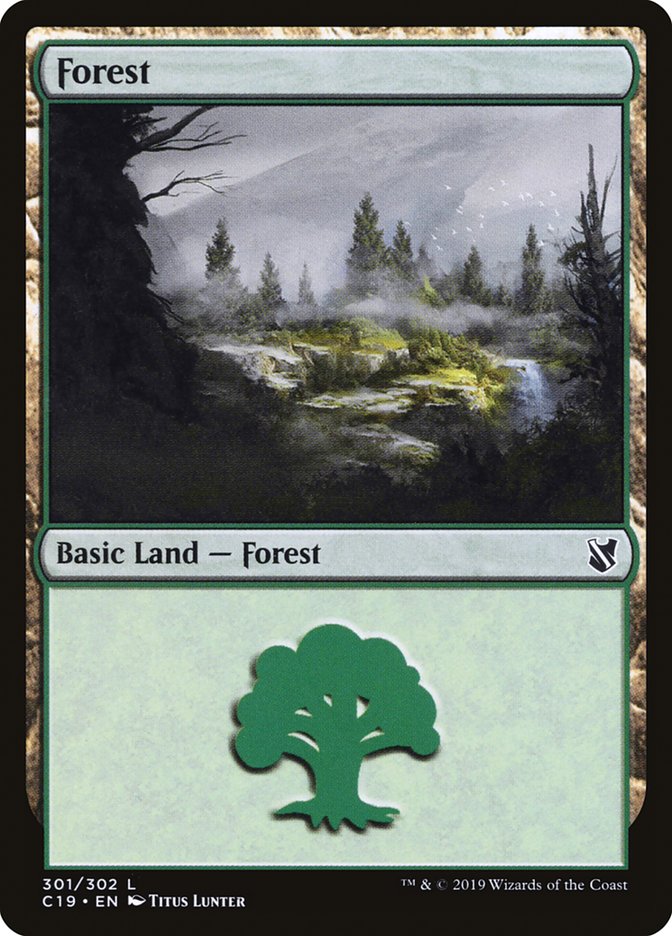 Forest (301) [Commander 2019] | L.A. Mood Comics and Games