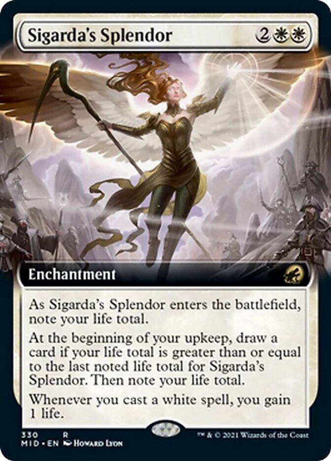 Sigarda's Splendor (Extended Art) [Innistrad: Midnight Hunt] | L.A. Mood Comics and Games