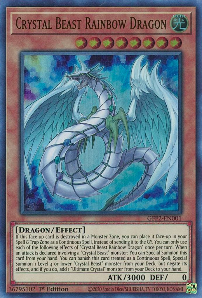 Crystal Beast Rainbow Dragon [GFP2-EN001] Ultra Rare | L.A. Mood Comics and Games