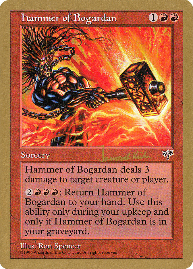 Hammer of Bogardan (Janosch Kuhn) [World Championship Decks 1997] | L.A. Mood Comics and Games