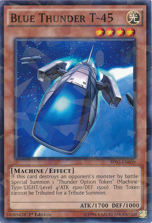 Blue Thunder T-45 [BP03-EN039] Shatterfoil Rare | L.A. Mood Comics and Games