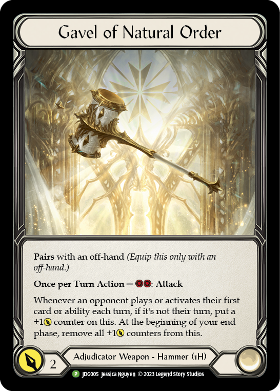 Theryon, Magister of Justice [JDG005] (Promo)  Cold Foil | L.A. Mood Comics and Games