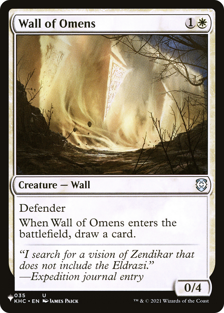 Wall of Omens (KHC) [The List] | L.A. Mood Comics and Games