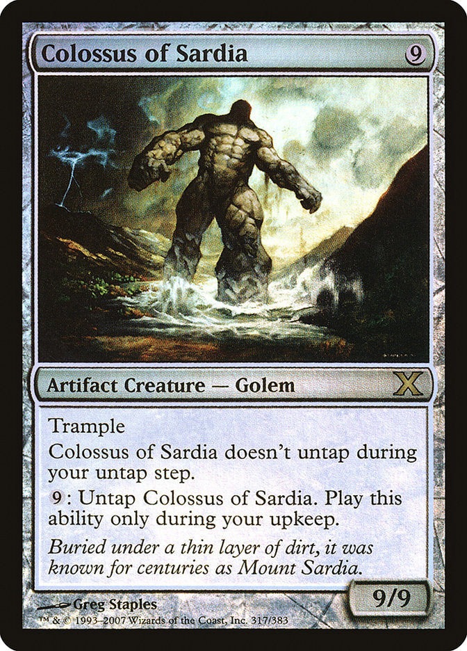 Colossus of Sardia (Premium Foil) [Tenth Edition] | L.A. Mood Comics and Games