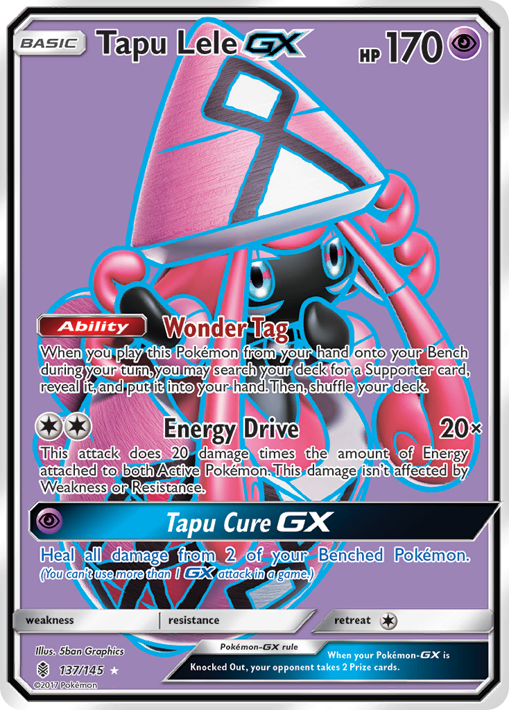 Tapu Lele GX (137/145) [Sun & Moon: Guardians Rising] | L.A. Mood Comics and Games