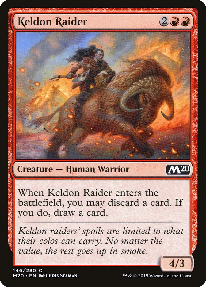 Keldon Raider [Core Set 2020] | L.A. Mood Comics and Games