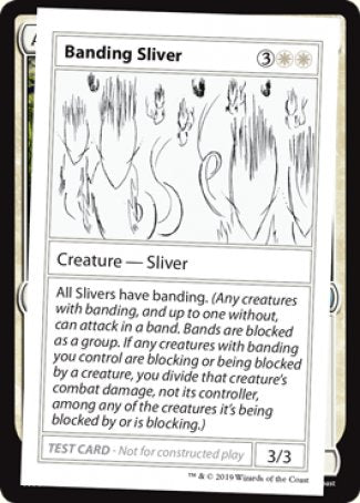 Banding Sliver (2021 Edition) [Mystery Booster Playtest Cards] | L.A. Mood Comics and Games