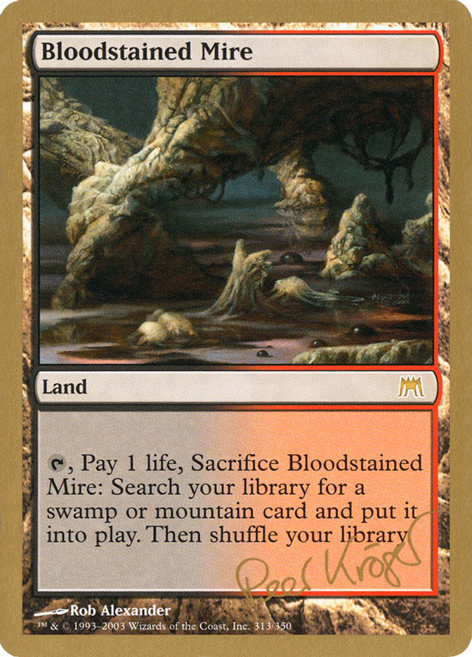 Bloodstained Mire (Peer Kroger) [World Championship Decks 2003] | L.A. Mood Comics and Games