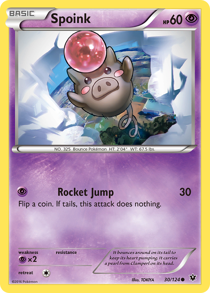 Spoink (30/124) [XY: Fates Collide] | L.A. Mood Comics and Games