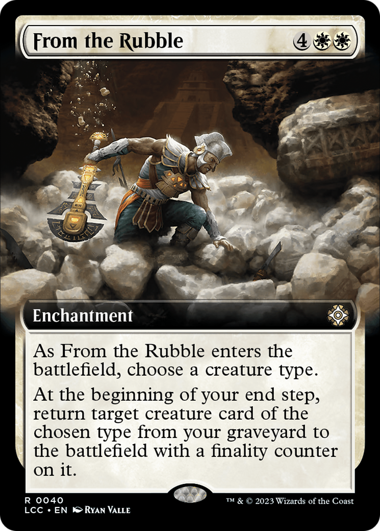 From the Rubble (Extended Art) [The Lost Caverns of Ixalan Commander] | L.A. Mood Comics and Games