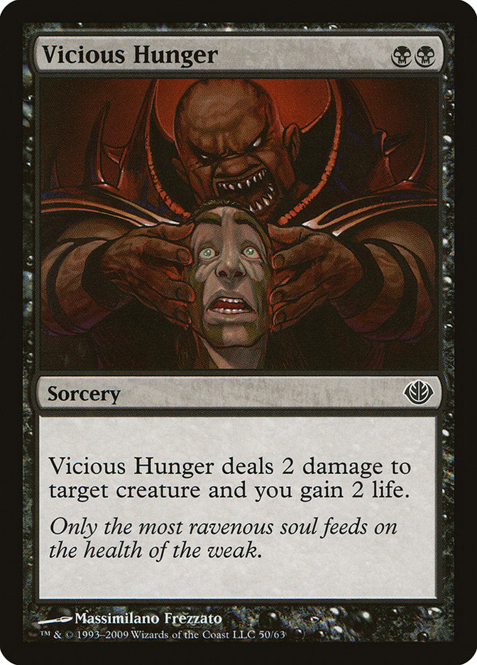 Vicious Hunger [Duel Decks: Garruk vs. Liliana] | L.A. Mood Comics and Games