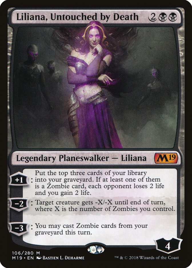 Liliana, Untouched by Death [Core Set 2019] | L.A. Mood Comics and Games