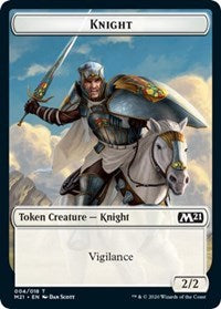 Knight // Pirate Double-Sided Token [Core Set 2021 Tokens] | L.A. Mood Comics and Games