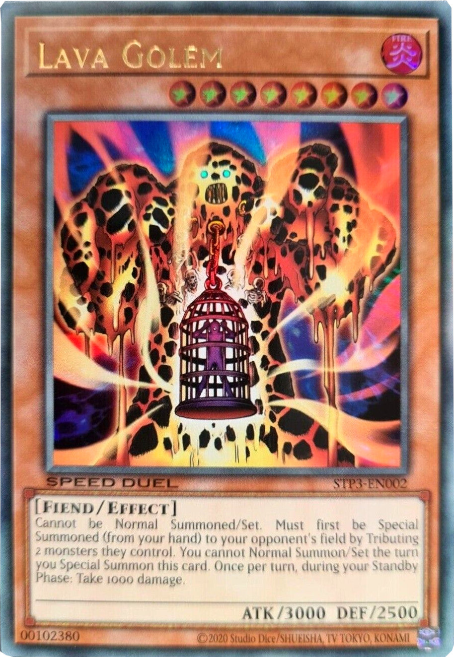 Lava Golem [STP3-EN002] Ultra Rare | L.A. Mood Comics and Games