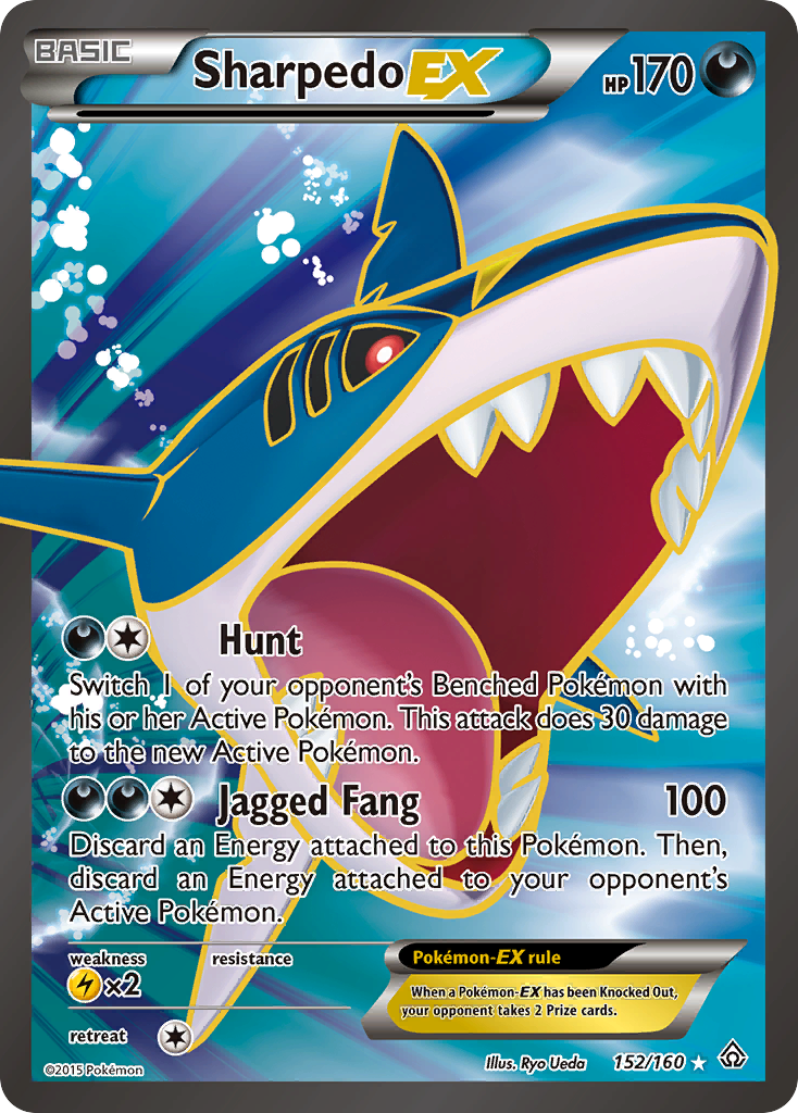 Sharpedo EX (152/160) [XY: Primal Clash] | L.A. Mood Comics and Games