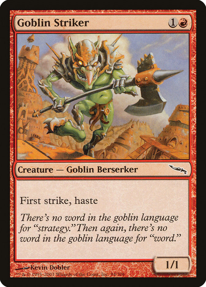 Goblin Striker [Mirrodin] | L.A. Mood Comics and Games