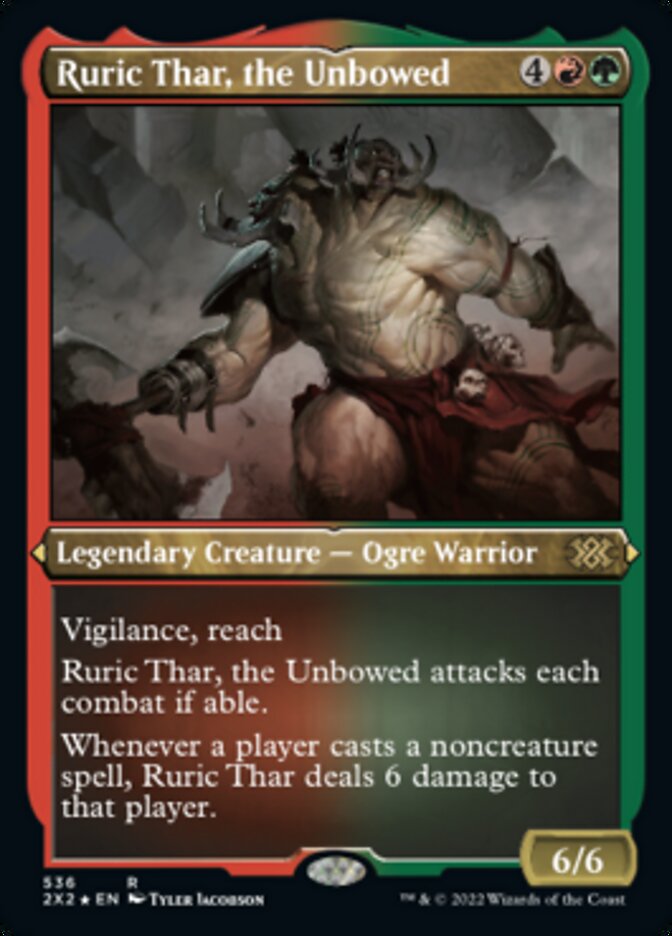 Ruric Thar, the Unbowed (Foil Etched) [Double Masters 2022] | L.A. Mood Comics and Games