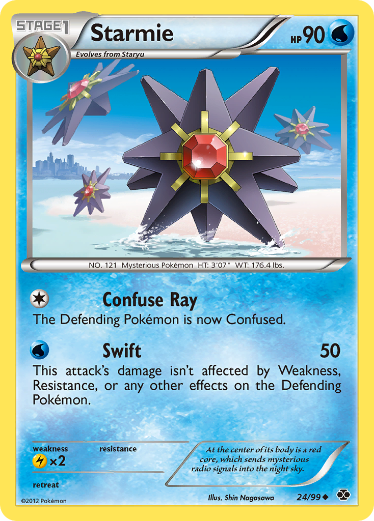 Starmie (24/99) [Black & White: Next Destinies] | L.A. Mood Comics and Games