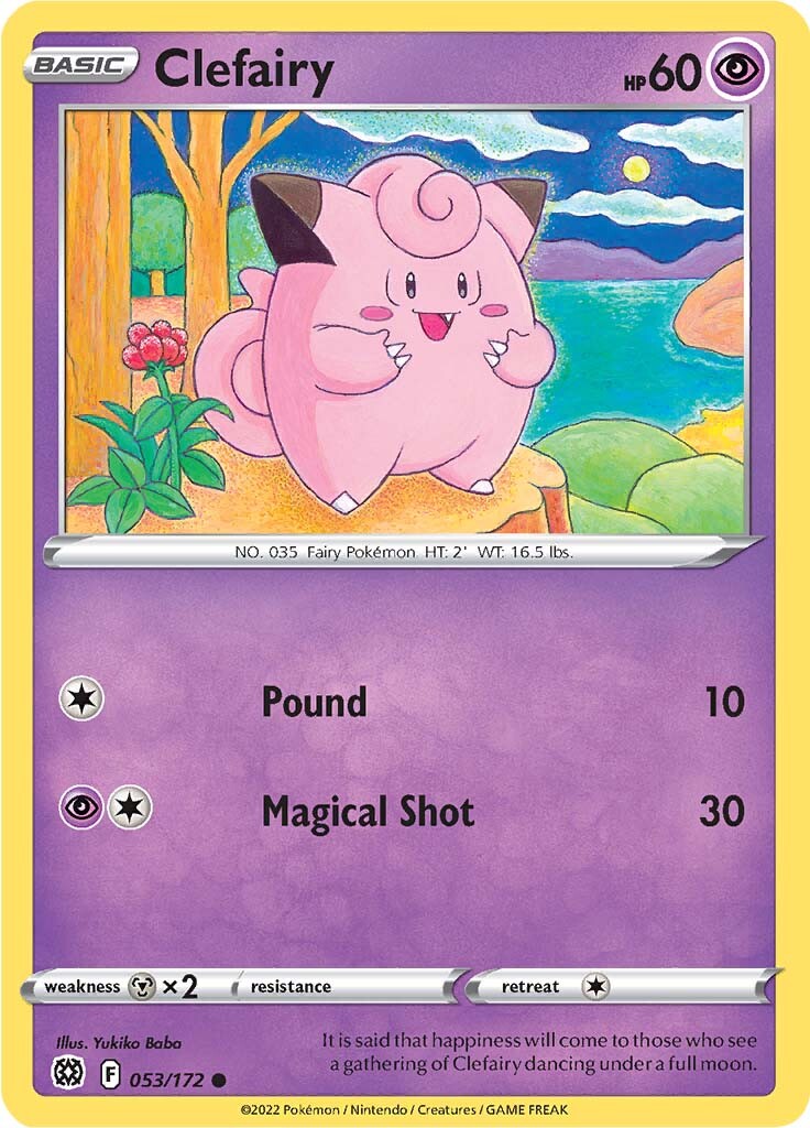 Clefairy (053/172) [Sword & Shield: Brilliant Stars] | L.A. Mood Comics and Games