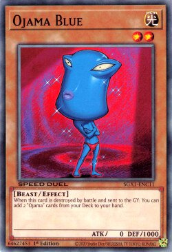 Ojama Blue [SGX1-ENC11] Common | L.A. Mood Comics and Games