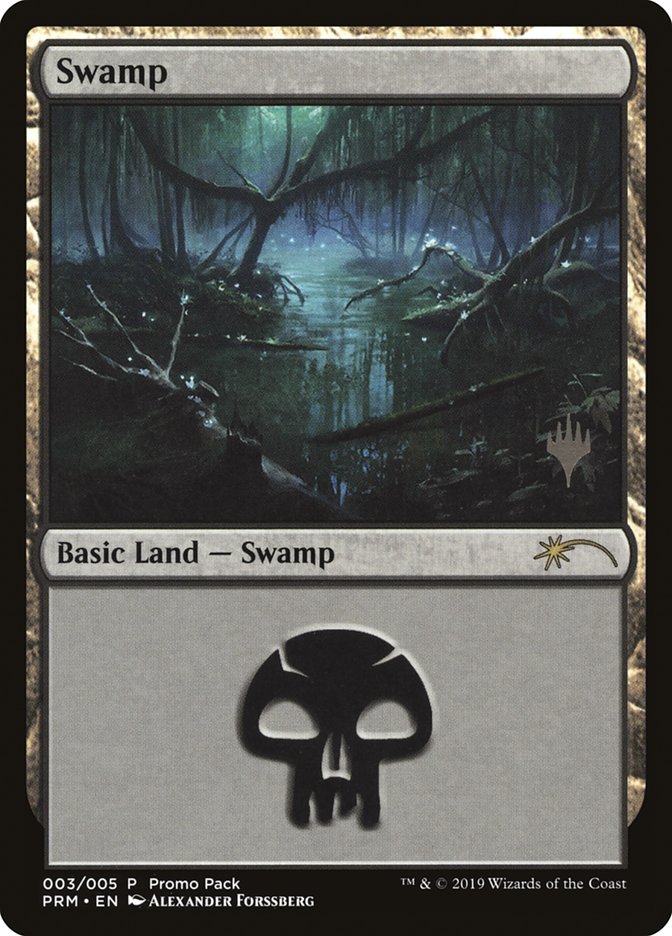 Swamp (3) [Core Set 2020 Promo Pack] | L.A. Mood Comics and Games