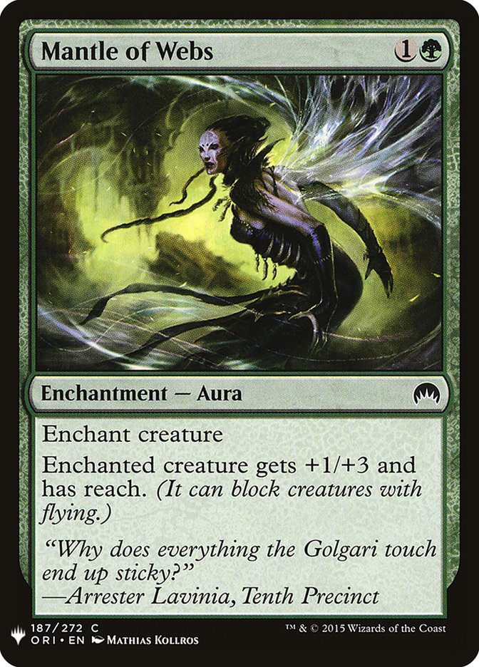 Mantle of Webs [Mystery Booster] | L.A. Mood Comics and Games