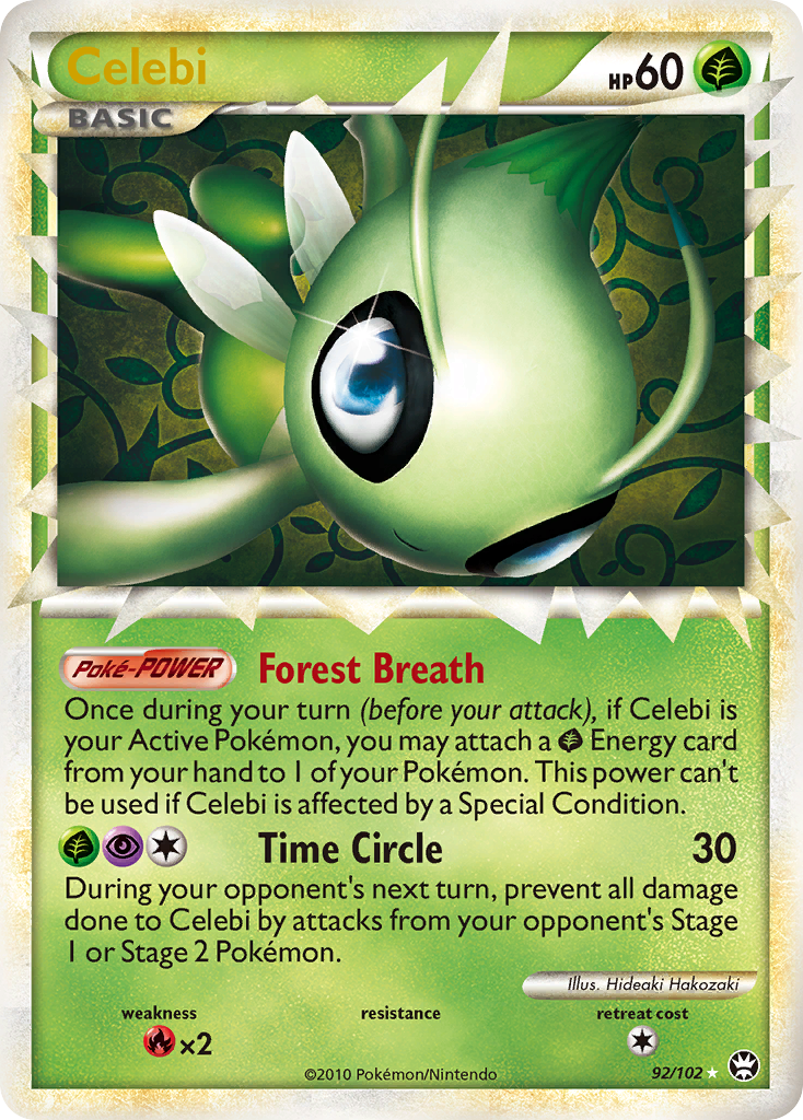 Celebi (92/102) [HeartGold & SoulSilver: Triumphant] | L.A. Mood Comics and Games